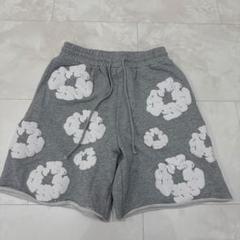 denim tearsハーフパンツ