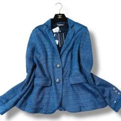 TOMMY HILFIGER テーラードジャケット Lサイズ ビジネス ブルーのサムネイル