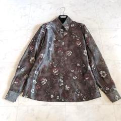 エトロ 花柄 ペイズリー柄 シルク混　チュニックブラウス　40 エトロ 花柄 ペイズリー柄 シルク混 チュニックブラウス 40