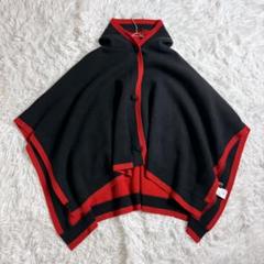 極美品✨アルボレンテ カシミヤ100% ポンチョ バイカラー フード ケープ 極美品✨アルボレンテ カシミヤ100% ポンチョ バイカラー フード