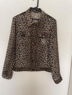 ❤️美品 日本製❤️VALENZA バレンザ 長袖 切り替え レオパード