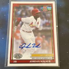 【直筆】ジョーダン・ウォーカー 2021 Topps Pro Debut