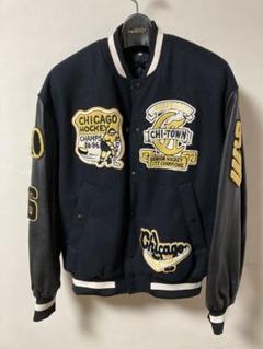 H&M スタジャン ブラックネイビー系