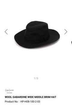 即購入可 Yohji Yamamoto ハット 未使用品
