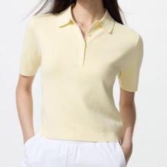 【新品】UNIQLO　ユニクロ　ポロセーター半袖　M