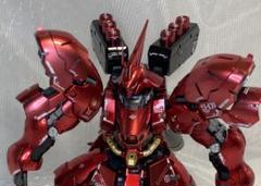 RG サザビー メタリックレッド塗装 RG 1/144 サザビー マットメタリックレッド風｜@gtaped14131さん