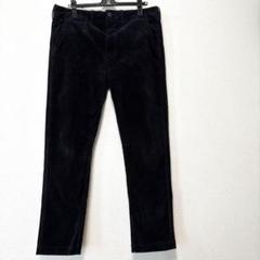 BEAMS メンズ　コーデュロイ　テーパード　パンツ コットン　綿　ブラック L