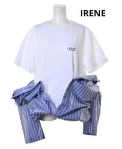 【SALE】IRENE ドッキング ストライプ トップスのサムネイル