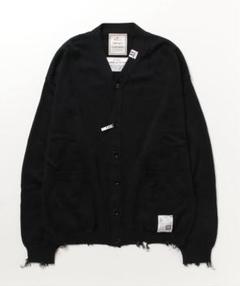 ミハラヤスヒロ Distressed Knit Cardigan