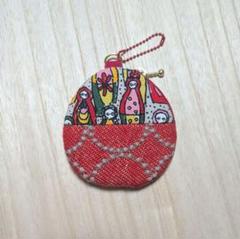 ミナペルホネン　ファスナーポーチ（タテ丸っこ）　ハンドメイド　No.477