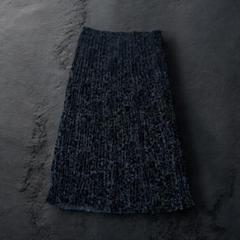 ベルベット 総柄 ロングスカート ヒョウ柄 ゴシック クラシック