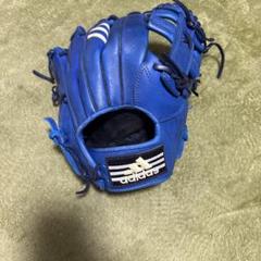 adidas 軟式グローブ DUV03 青 adidas 軟式グローブ 2720 青 - メルカリ