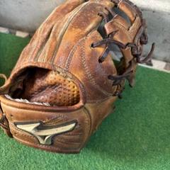 Mizuno Grand Elite レザーグローブ ブラウン