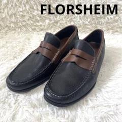 【美品】FLORSHEIM レザー ペニー ドライビング モカシン ローファー 美品】FLORSHEIM レザー ペニー ドライビング モカシン