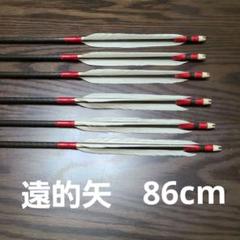 ◯弓道　遠的矢　6本　86cm