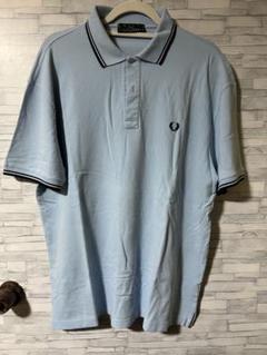 FRED PERRY ポロシャツ 50サイズ ライトブルー