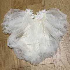フラワーチュールドレス　ロンパース　 80cm