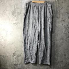 Y2080古着　パジャマパンツ　グレー　無地　90s Y2Kのサムネイル