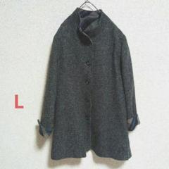 OZOC ショート丈ピーコート オフホワイト カシミヤ カシミア