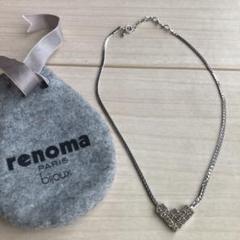 renoma paris レザーネックレス レノマ renoma PARIS bijoux ネックレス - メルカリ