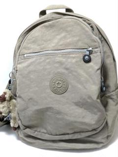 極美品　キプリング　リュック　バッグパック　ナイロン　濃いグレー kipling キプリング リュックサック CLASSIC NIMAN FOLD