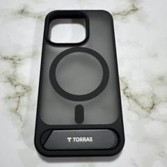 TORRAS ★iPhone 15 Pro ケース カバー スタンド付き