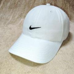 90s 銀タグ old Nike ベースボールキャップ ホワイト/グリーン
