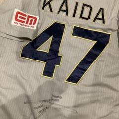 オリックスバファローズ　海田智行　ビジターユニフォーム　Mサイズ