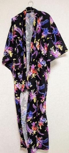 未使用　Rady/レディ 花柄 浴衣セット　紫　黒　ブラック　学生　夏　祭り