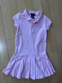 セール。美品Ralph Lauren 半袖ワンピース 4号 ピンク