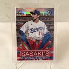2023 Topps NPB Baseball 佐々木朗希 25枚限定インサート Yahoo!オークション - 【佐々木朗希】Topps Chrome NPB Topps 25