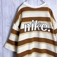【国内正規品】ナイキ NIKE ボーダー スウェット生地 Tシャツ #157