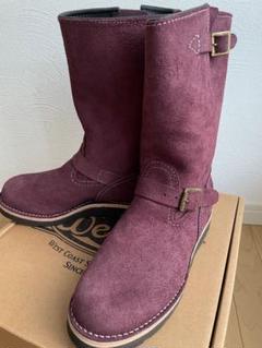 Wesco BOSS ウエスコ　エンジニアブーツ パープル　ラフアウト Wesco BOSS ウエスコエンジニアブーツ パープルラフアウト