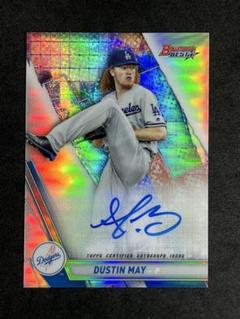 Dustin may bowman ドジャース　ダスティン　メイauto サイン Dustin May 2020 Topps Chrome #RA-DM Rookie Auto - Green