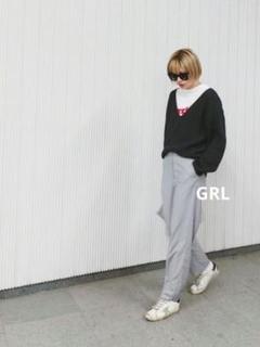 未使用　美品　GRL グレイル　パンツ　ワイドパンツ　スラックス