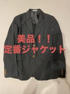 美品　定番　コムデギャルソンオムプリュス　ポリエステル　縮絨　ジャケット　黒