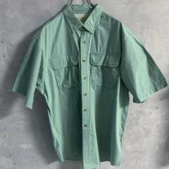L.L.Bean エルエルビーン 半袖シャツ ボックスシルエット ダブルポケット