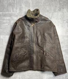 今年人気のブランド品や e*s様 ゲス ボア フライトジャケット 革ジャン レザージャケット ジャケット・アウター