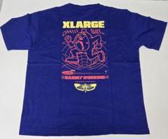 【希少】XLARGE Tシャツ バックプリント ブルー XLサイズ★