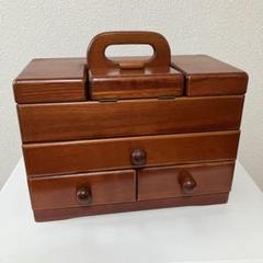 ヂャンティ G-WOOD 木製 裁縫箱 ソーイングボックス プリンセス