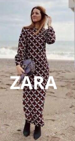 ZARA プリントワンピース新品未使用