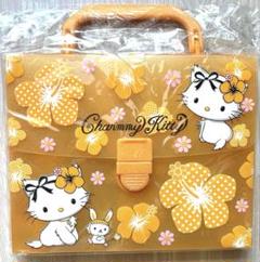 希少 ハローキティ バッグ オレンジ ハイビスカス キティ 大容量 トロピカル 限定価格 新品 ハローキティ バッグ オレンジ キティ