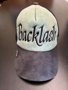 BACKLASH バックラッシュ スウェードレザー キャップ トラッカー 黒 バックラッシュ トラッカーキャップ BACKLASH - 【バス