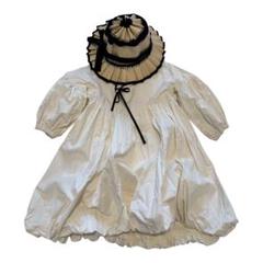 子供　キッズ　ワンピース コットンワンピース 春夏秋 100 110 白
