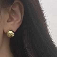J130* メタルボール　ピアス　ゴールド