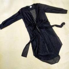 【レアール】ダークブルー ロングカーディガン 前結び LES HALLES