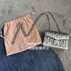 価格要相談】miumiu シルバー スパンコール パイエット
