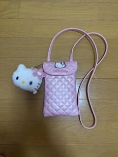Hello Kitty 一番くじ　キルティングバッグ　マスコットキーホルダー