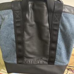 DIESEL デニムレザートートバッグ