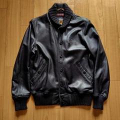 Schott × ila VEE DUB ( nano-universe ) 袖レザー スタジャン M